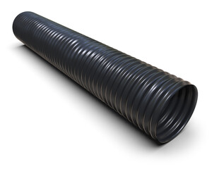 Corrugated plastic pipe