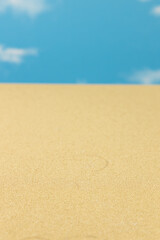 Fototapeta na wymiar 砂浜のイメージ　Image photo of summer sandy beach