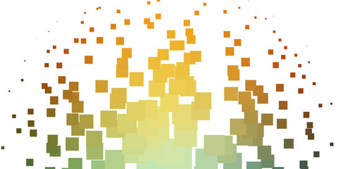 Light Blue, Yellow vector background in polygonal style.