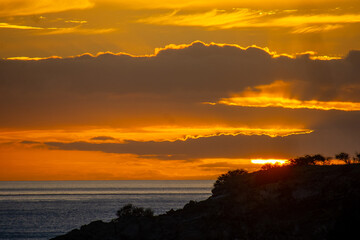 Maui Sunset in Late January - Maalea, Maui, Hawaii