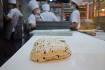 made a bread, preparing bread, healthy food
