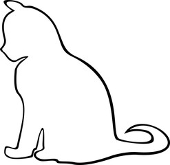 cat outline