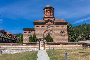 Fototapeta na wymiar Orthodox monastery in village Lelic near Valjevo, Serbia