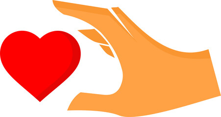 hand drawing and love icon