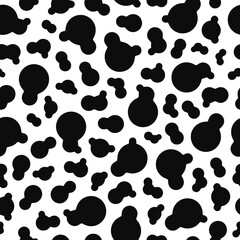 Fototapeta premium Seamless pattern, abstract shapes. Vector geometric background.