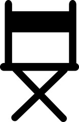 director chair icon in trendy flat style, film director icon.eps