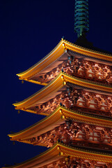 Obraz premium 浅草浅草寺