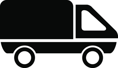 Delivery Truck line icon. Vector illustration on white background..eps