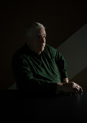 Portrait of an elderly man