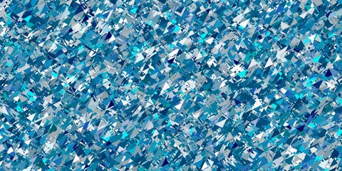 Light Blue, Green vector background with triangles.