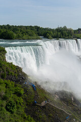 Niagara falls between United States of America and Canada.