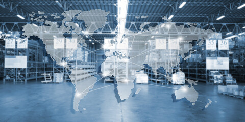  global logistics network distribution and transportation, Smart logistics, Innovation future of...