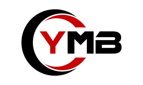 YMB swoosh three letter logo design vector template | monogram logo | abstract logo | wordmark logo | letter mark logo | business logo | brand logo | flat logo | minimalist logo | text | word | symbol