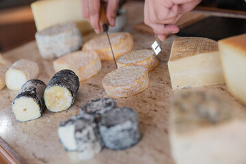 cheese table mobile dining table
