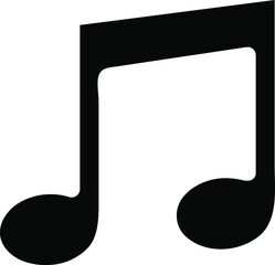 music vector icon illustration on white background..eps