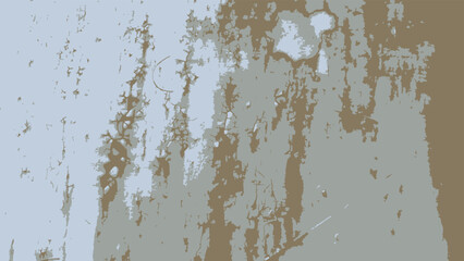Vector grunge texture. Black and white composition. Old cracked, peeling wall of an old house Vector illustration. EPS10