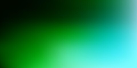 Light blue, green vector abstract blur texture.