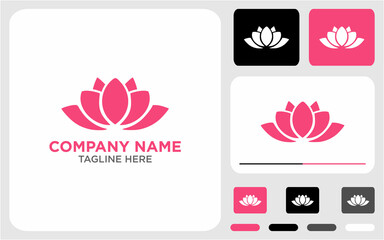 Lotus flower logo design