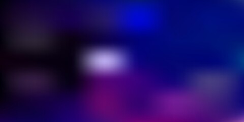 Dark pink, blue vector gradient blur layout.