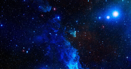 Stars and deep space in the sky. Galactic and nebula view. Elements of this iamge furnished by NASA © Maximusdn