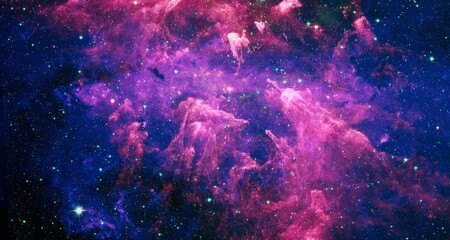 Mystical beautiful space. Unforgettable diverse space background Elements of this image furnished...