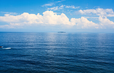 Summer sea on a sunny day.