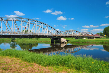 Tykocin - small town in Podlaskie Voivodeship, Poland. Narew river.