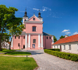 Fototapeta na wymiar Post-Camaldolese Church of the Immaculate Conception. Wigry, Podlaskie Voivodeship, Poland.