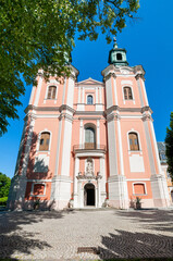 Fototapeta na wymiar Cistercian abbey in Gościkowo