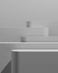 Empty background for cosmetic makeup product podium presentation	
