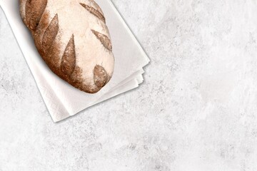 Challah bread. Sabbath kiddush ceremony composition. Freshly baked homemade bread for Holidays