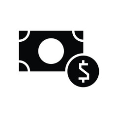 Cash payment vector icon symbol design