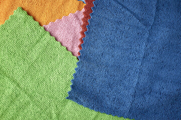 colorful background of colorful microfiber napkins screensaver backdrop