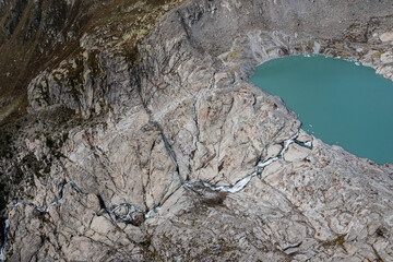 Drohnenfoto Schweizer Berge