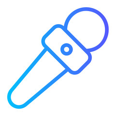 microphone gradient icon