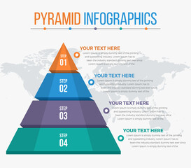 Pyramid Infographics Template