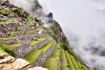 Machu Picchu, Peru, Südamerika.