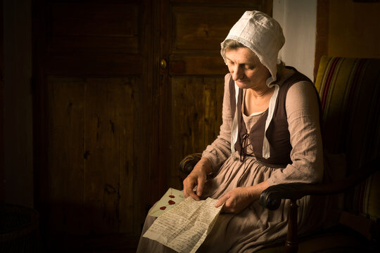 Flemish Master Portrait Reading Woman