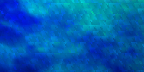 Light BLUE vector backdrop with lines, triangles.