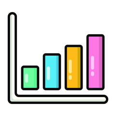 Bar Chart icon, Non-fungible token, Digital technology.