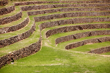 Rundterrassen Moray, Peru, Ackerbau, Landwirtschaft