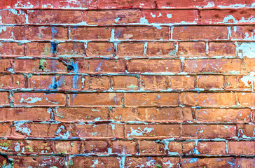Old brick wall. Abstract background. Vintage.