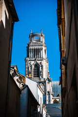 Traditional Cathedral building in Orleans, France.Orleans City Hall in Orleans, France