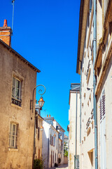 Street view of downtown in Orleans, France