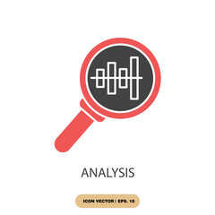 analysis icons  symbol vector elements for infographic web