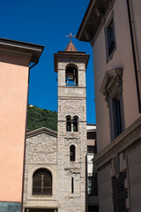 old empty Italian buildings in the street 