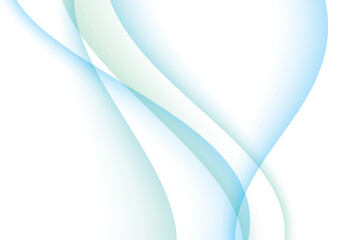 抽象的な背景　青の曲線
