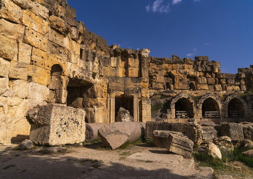 Great court of the temple complex, Baalbek-Hermel Governorate, Baalbek, Lebanon