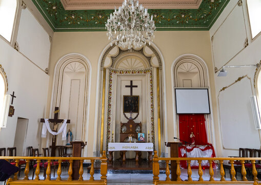 Mar Cha&iuml;na Saint-Abraham le Brigand church, Governorate of North Lebanon, Qnat, Lebanon
