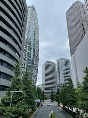 Obraz premium Shinjuku Futuristic Skyscrapers in Tokyo, JAPAN